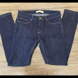 Zara dark wash skinny jeans